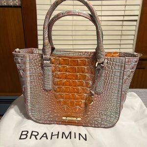 Brahmin small, zip-top Ashlee satchel